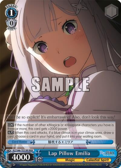 Image for Lap Pillow Emilia (RRR) (Re:ZERO) (RZ/S46-TE33R RRR) - Weiss Schwarz