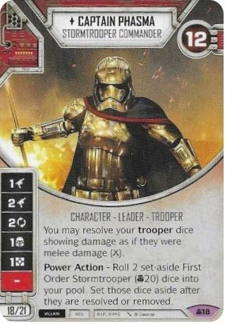 Image for Captain Phasma - Stormtrooper Commander (Convergence) (18) - Star Wars: Destiny