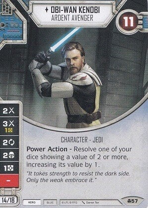 Image for Obi-Wan Kenobi - Ardent Avenger (Convergence) (57) - Star Wars: Destiny