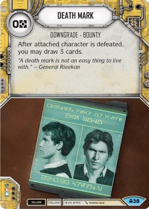 Image for Death Mark (Convergence) (39) - Star Wars: Destiny
