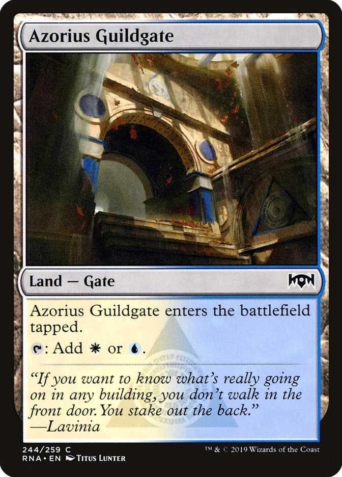 Image for Azorius Guildgate (244) (Ravnica Allegiance) (244) - Magic: The Gathering