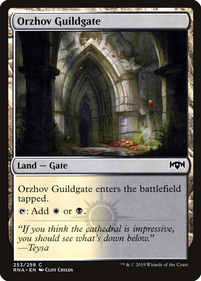 Image for Orzhov Guildgate (253) (Ravnica Allegiance) (253) - Magic: The Gathering
