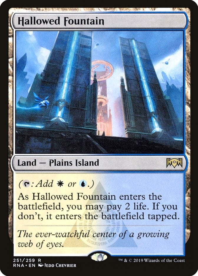 Image for Hallowed Fountain (Ravnica Allegiance) (251) - Magic: The Gathering