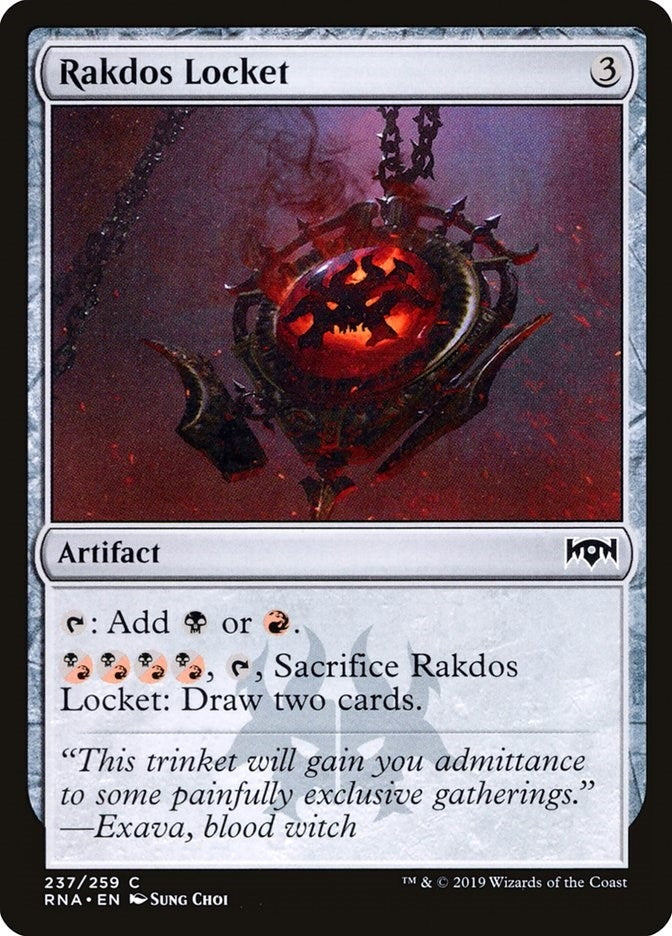 Image for Rakdos Locket (Ravnica Allegiance) (237) - Magic: The Gathering