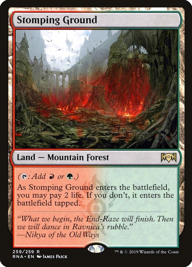 Image for Stomping Ground (Ravnica Allegiance) (259) - Magic: The Gathering