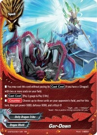 Image for Gar-Down (True Awakening of Deities) (S-BT03/0011EN) - Future Card BuddyFight