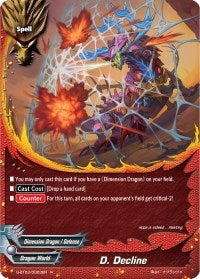 Image for D. Decline (True Awakening of Deities) (S-BT03/0023EN) - Future Card BuddyFight