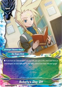 Image for Subaru's Day Off (True Awakening of Deities) (S-BT03/0062EN) - Future Card BuddyFight
