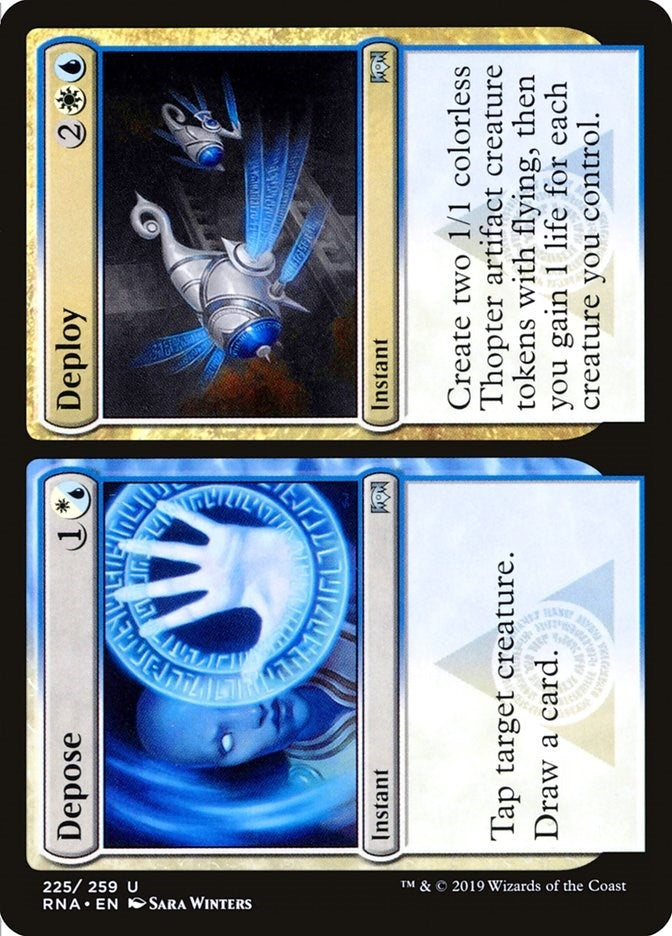 Image for Depose // Deploy (Ravnica Allegiance) (225) - Magic: The Gathering