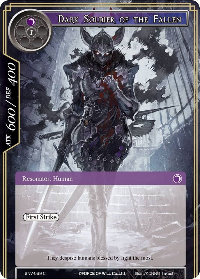 Image for Dark Soldier of the Fallen (The Strangers of New Valhalla) (SNV-089) - Force of Will