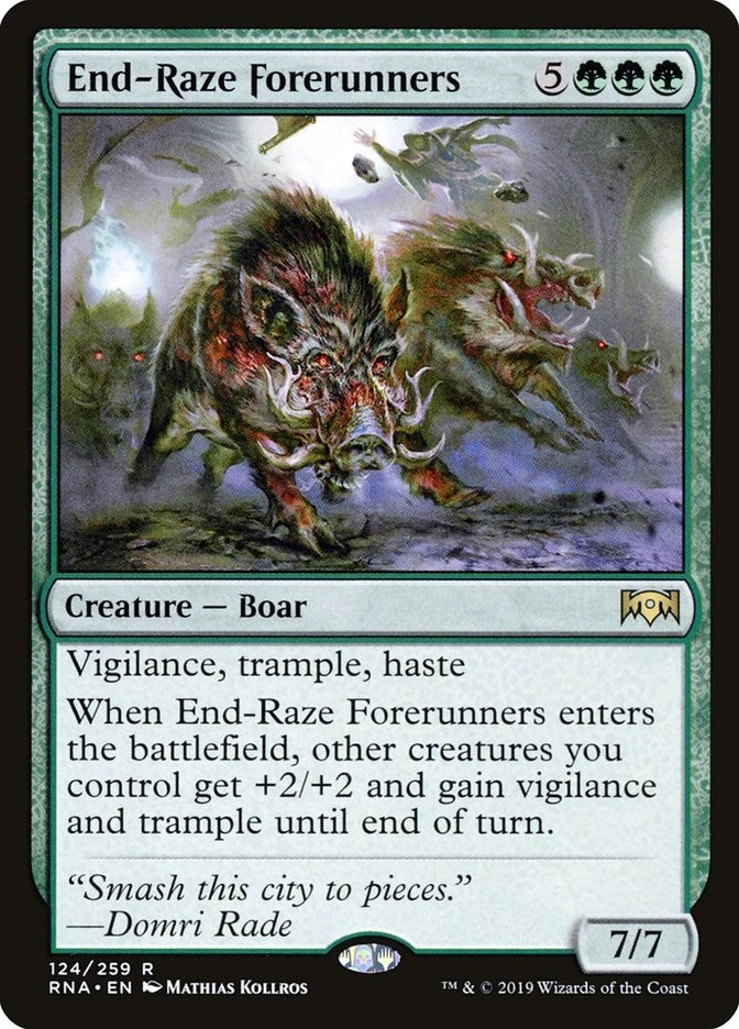 Image for End-Raze Forerunners (Ravnica Allegiance) (124) - Magic: The Gathering