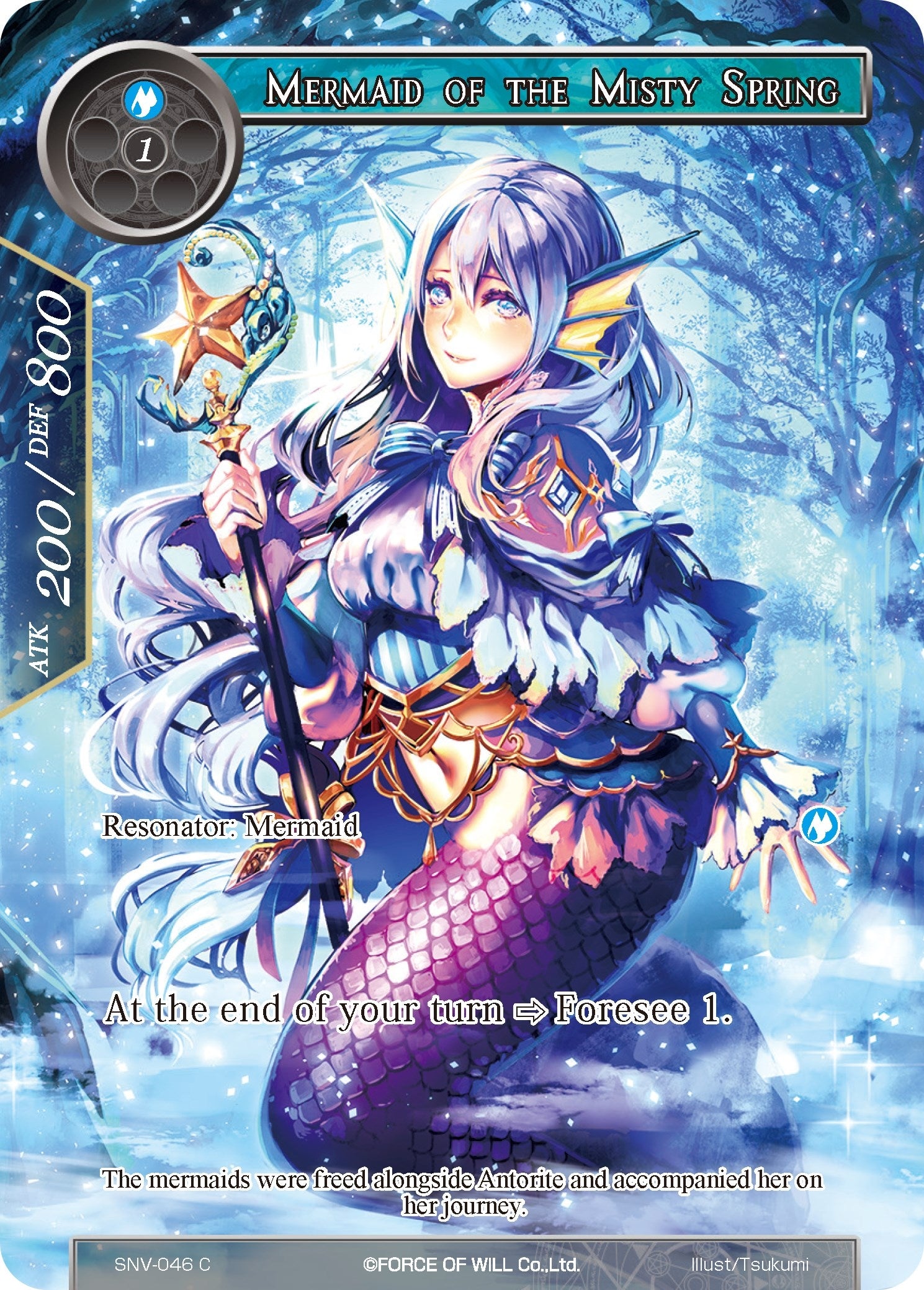 Image for Mermaid of the Misty Spring (Full Art) (The Strangers of New Valhalla) (SNV-046) - Force of Will