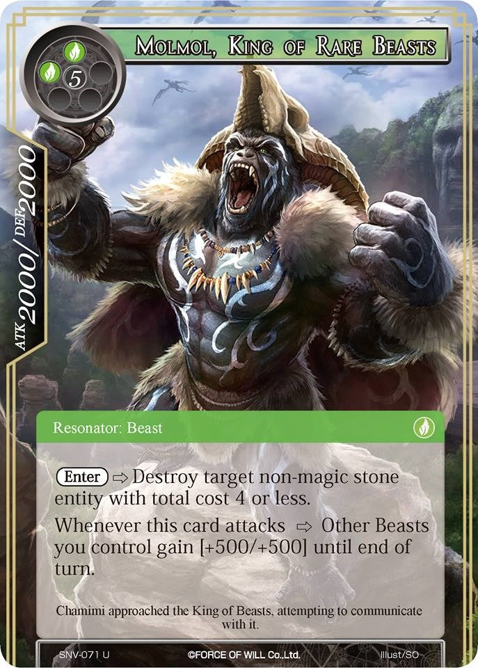 Image for Molmol, King of Rare Beasts (The Strangers of New Valhalla) (SNV-071) - Force of Will