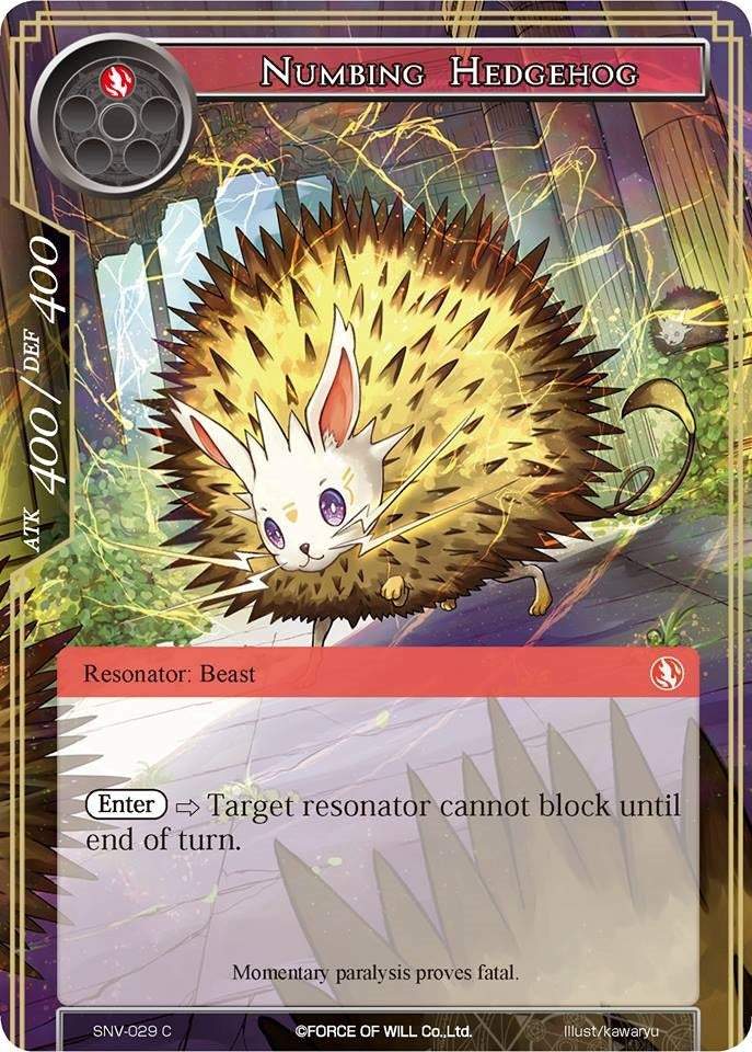 Image for Numbing Hedgehog (The Strangers of New Valhalla) (SNV-029) - Force of Will