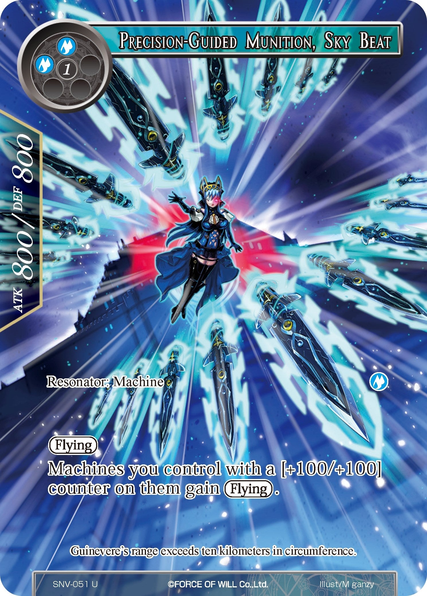 Image for Precision-Guided Munition, Sky Beat (Full Art) (The Strangers of New Valhalla) (SNV-051) - Force of Will