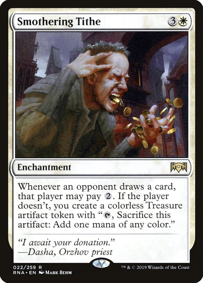 Image for Smothering Tithe (Ravnica Allegiance) (22) - Magic: The Gathering