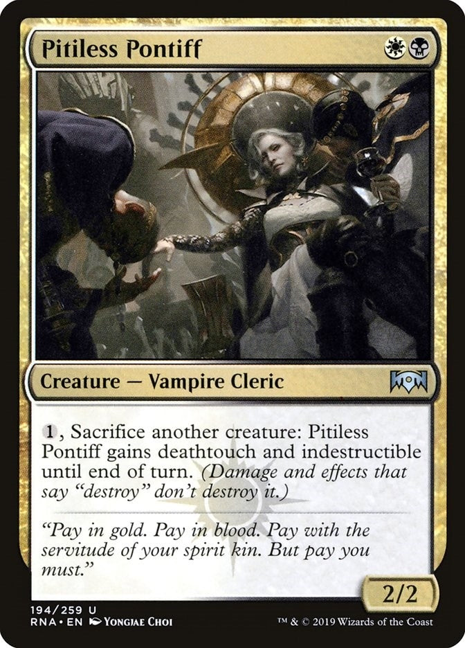 Image for Pitiless Pontiff (Ravnica Allegiance) (194) - Magic: The Gathering