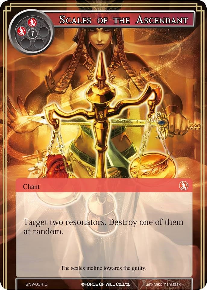 Image for Scales of the Ascendant (The Strangers of New Valhalla) (SNV-034) - Force of Will