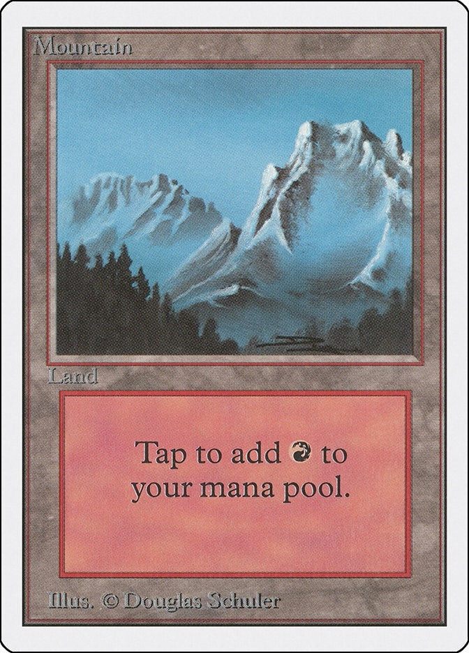 Image for Mountain (B) (Unlimited Edition) - Magic: The Gathering