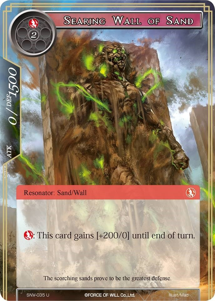 Image for Searing Wall of Sand (The Strangers of New Valhalla) (SNV-035) - Force of Will