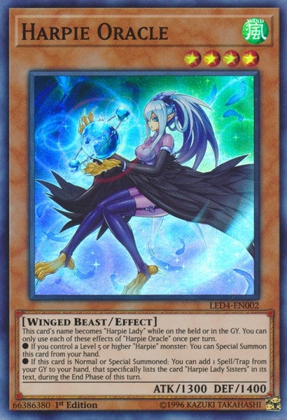 Image for Harpie Oracle (Legendary Duelists: Sisters of the Rose) (LED4-EN002) - YuGiOh