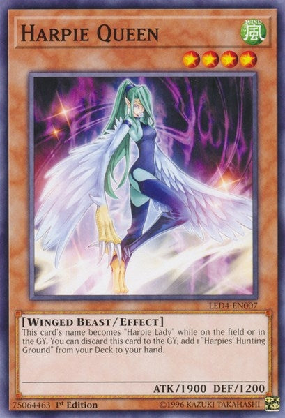 Image for Harpie Queen (Legendary Duelists: Sisters of the Rose) (LED4-EN007) - YuGiOh