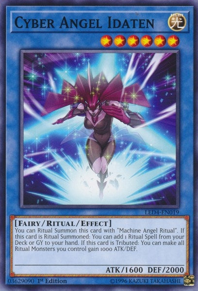 Image for Cyber Angel Idaten (Legendary Duelists: Sisters of the Rose) (LED4-EN019) - YuGiOh