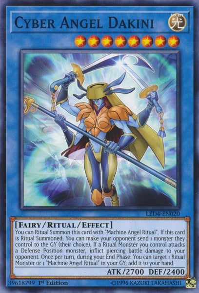 Image for Cyber Angel Dakini (Legendary Duelists: Sisters of the Rose) (LED4-EN020) - YuGiOh