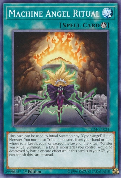 Image for Machine Angel Ritual (Legendary Duelists: Sisters of the Rose) (LED4-EN021) - YuGiOh