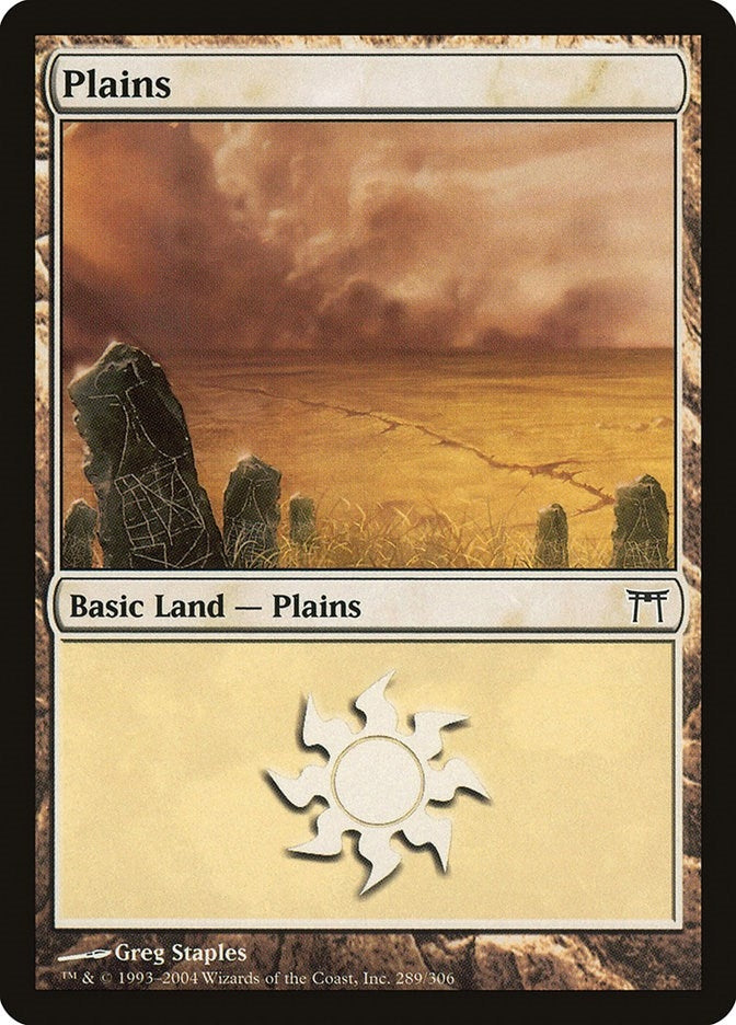 Image for Plains (289) (Champions of Kamigawa) (289) - Magic: The Gathering