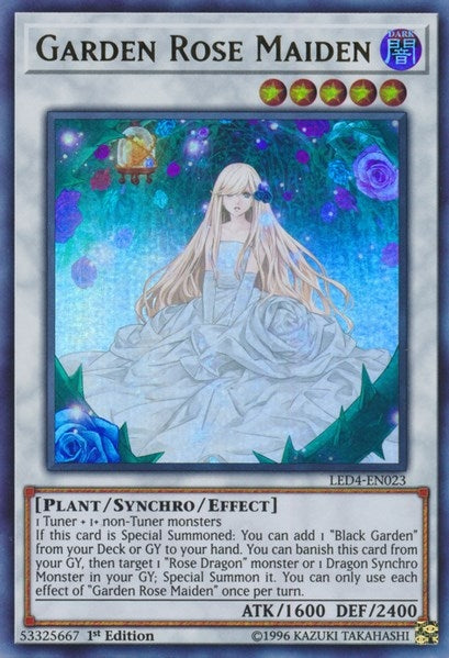 Image for Garden Rose Maiden (Legendary Duelists: Sisters of the Rose) (LED4-EN023) - YuGiOh