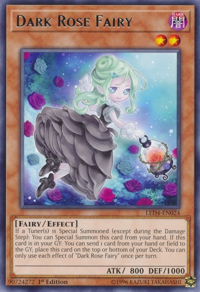 Image for Dark Rose Fairy (Legendary Duelists: Sisters of the Rose) (LED4-EN024) - YuGiOh