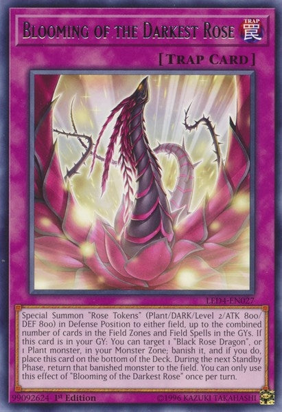 Image for Blooming of the Darkest Rose (Legendary Duelists: Sisters of the Rose) (LED4-EN027) - YuGiOh