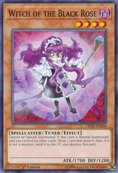 Image for Witch of the Black Rose (Legendary Duelists: Sisters of the Rose) (LED4-EN030) - YuGiOh