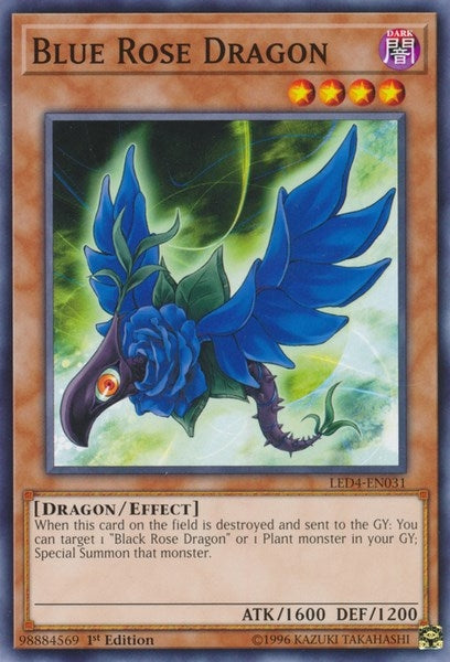 Image for Blue Rose Dragon (Legendary Duelists: Sisters of the Rose) (LED4-EN031) - YuGiOh