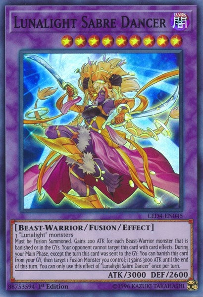 Image for Lunalight Sabre Dancer (Legendary Duelists: Sisters of the Rose) (LED4-EN045) - YuGiOh