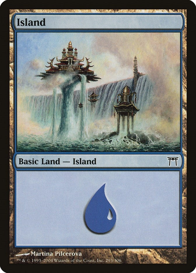 Image for Island (293) (Champions of Kamigawa) (293) - Magic: The Gathering
