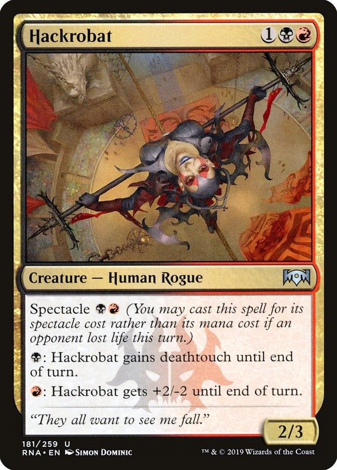 Image for Hackrobat (Ravnica Allegiance) (181) - Magic: The Gathering