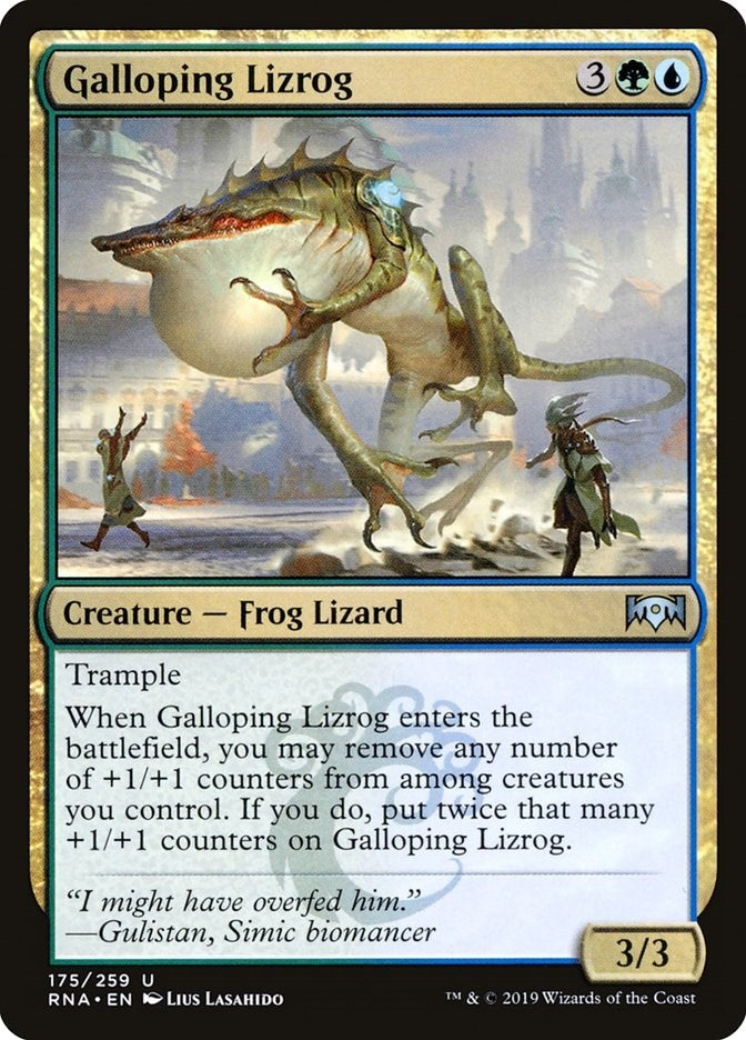 Image for Galloping Lizrog (Ravnica Allegiance) (175) - Magic: The Gathering