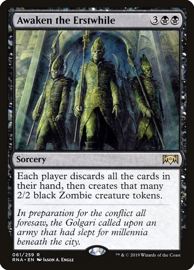 Image for Awaken the Erstwhile (Ravnica Allegiance) (61) - Magic: The Gathering