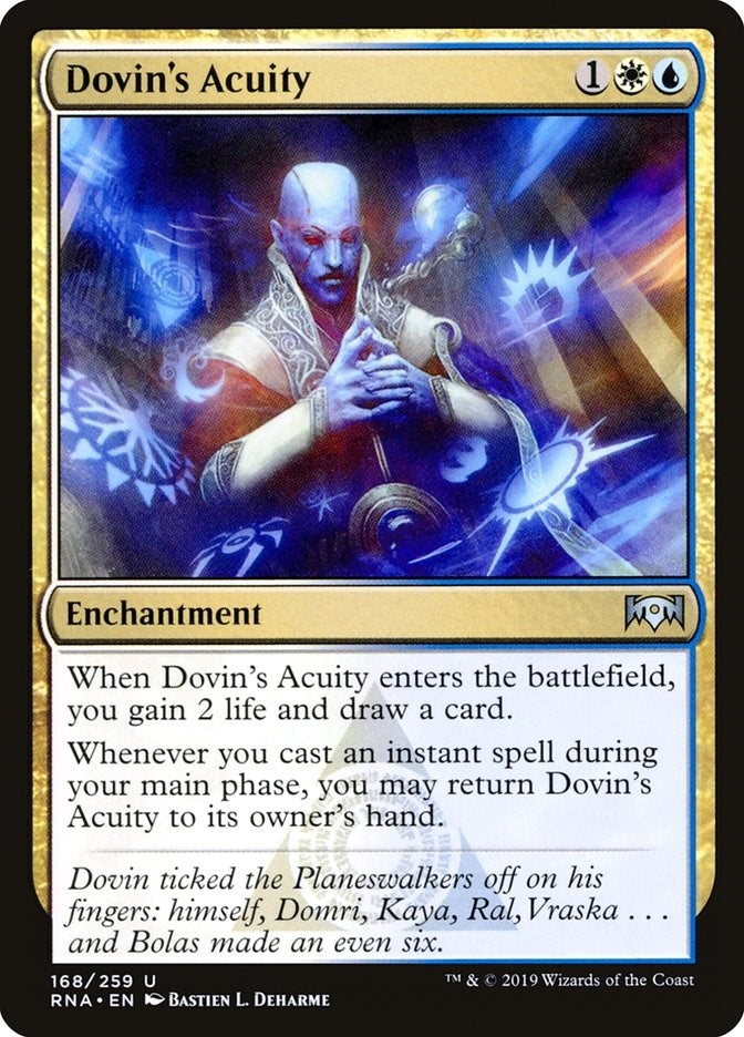 Image for Dovin's Acuity (Ravnica Allegiance) (168) - Magic: The Gathering
