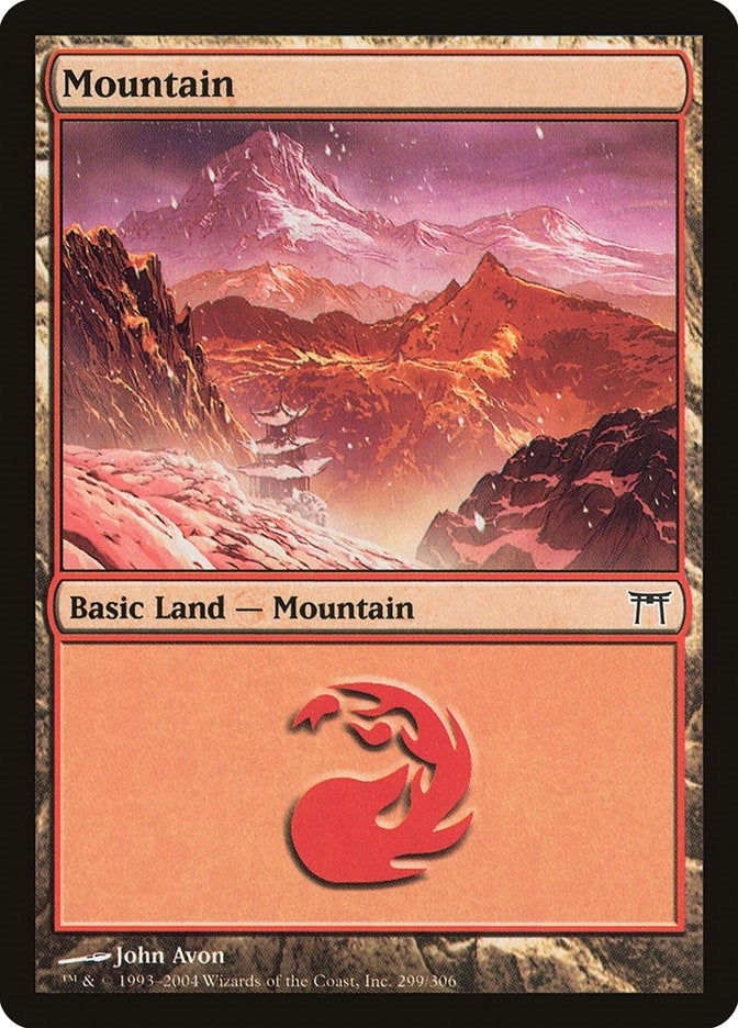 Image for Mountain (299) (Champions of Kamigawa) (299) - Magic: The Gathering