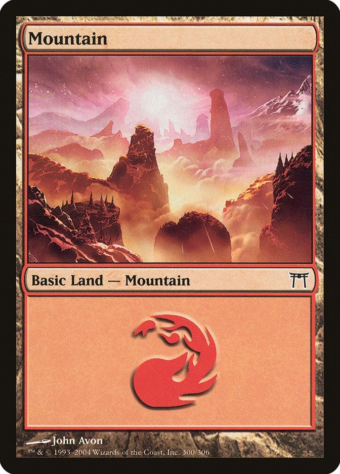 Image for Mountain (300) (Champions of Kamigawa) (300) - Magic: The Gathering