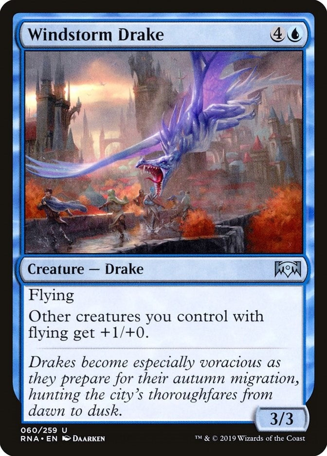 Image for Windstorm Drake (Ravnica Allegiance) (60) - Magic: The Gathering