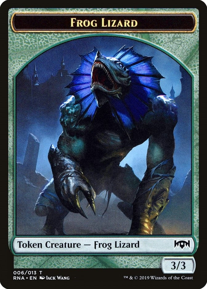 Image for Frog Lizard Token (Ravnica Allegiance) (6) - Magic: The Gathering