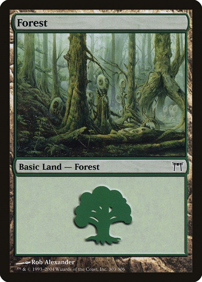 Image for Forest (303) (Champions of Kamigawa) (303) - Magic: The Gathering
