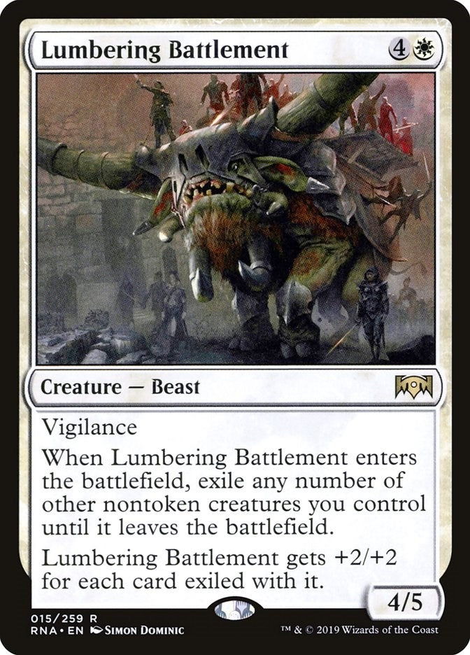 Image for Lumbering Battlement (Ravnica Allegiance) (15) - Magic: The Gathering