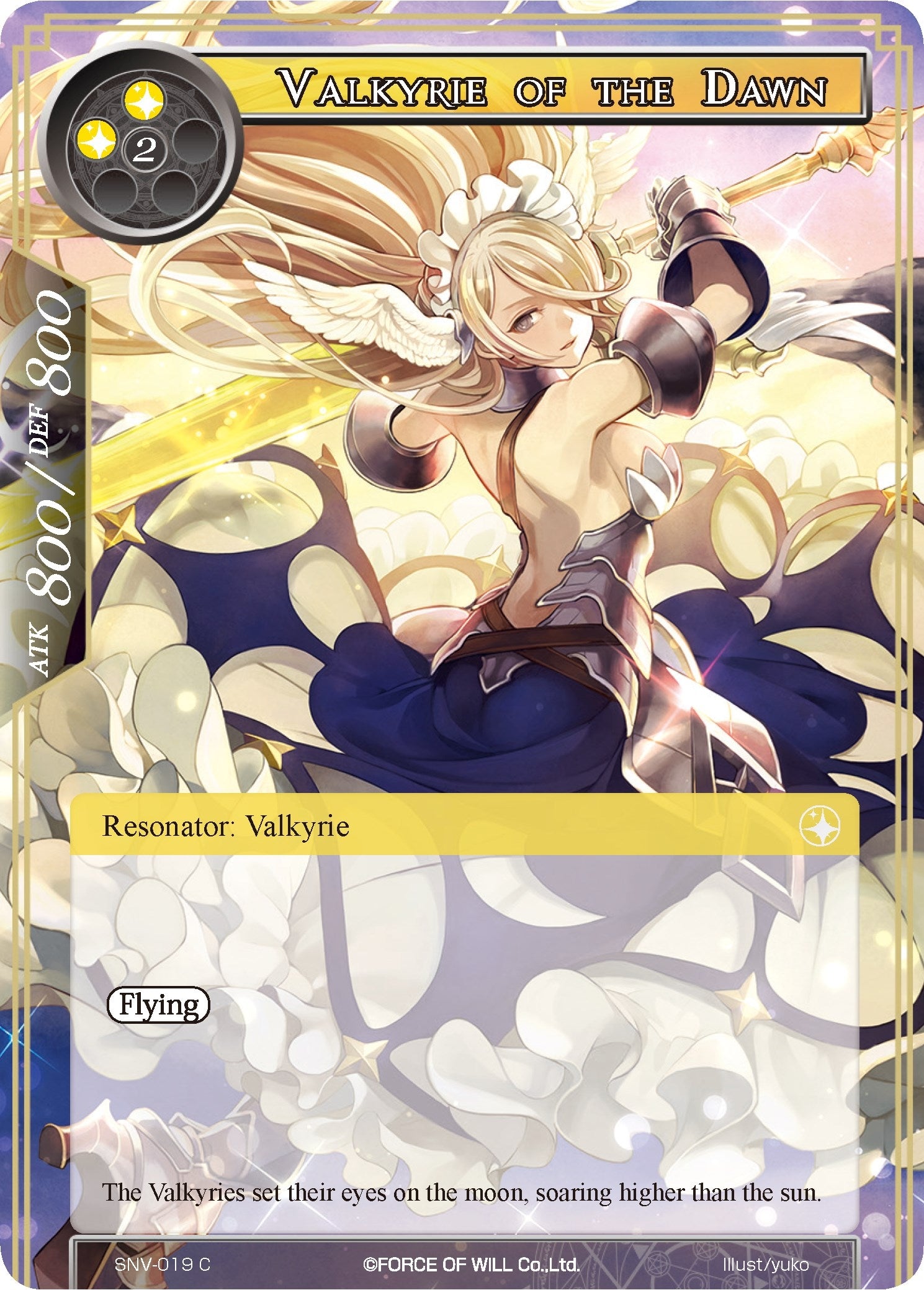 Image for Valkyrie of the Dawn (The Strangers of New Valhalla) (SNV-019) - Force of Will