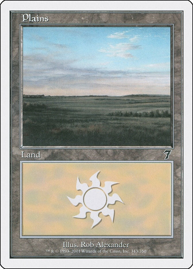 Image for Plains (343) (7th Edition) (343) - Magic: The Gathering