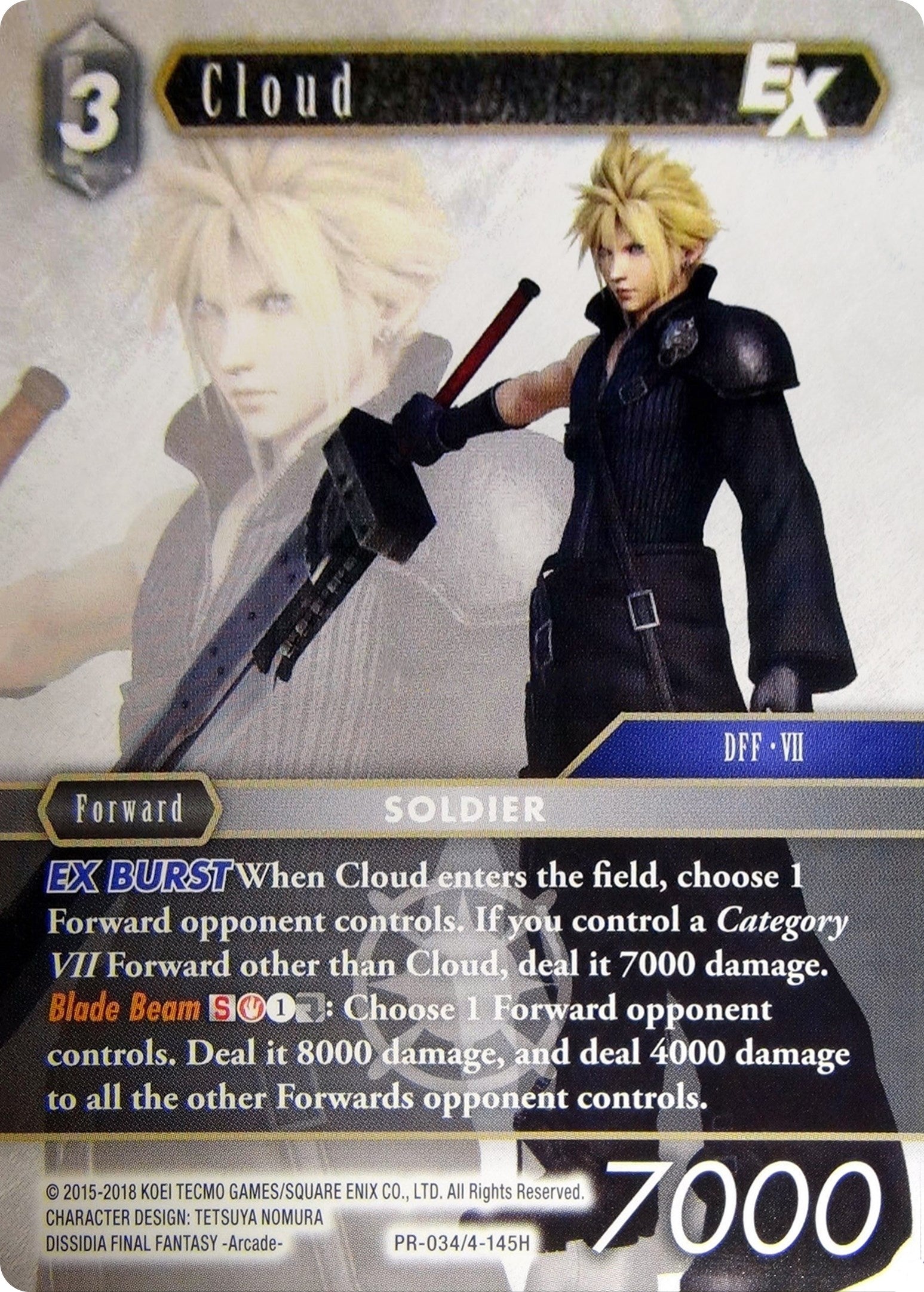 Image for Cloud EX (FF: Promo Cards) (PR-034/4-145H) - Final Fantasy TCG